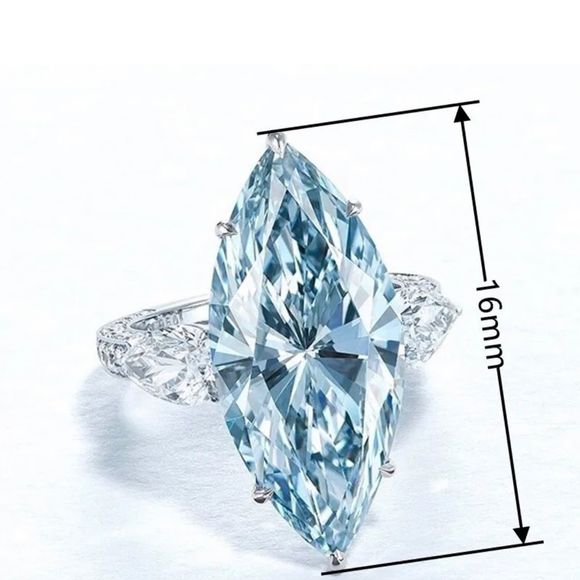 LIVE SHOW BLUERT BRIDAL WEDDING RING - Picture 2 of 2